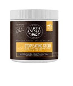 Earth Animal Stop Eating Stool Nutritional Supplement, 8-oz