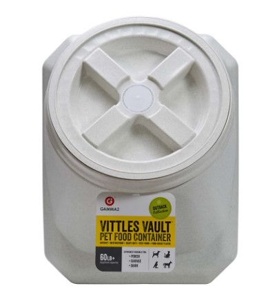 Gamma2 Vittles Vault Stackable Pet Food Storage, 60-lb