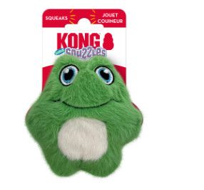 Kong Snuzzles Frog Dog Toy, X-Small/Mini