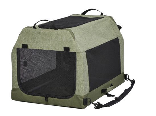MidWest Canine Camper Tent Dog Crate, Green, 24-in