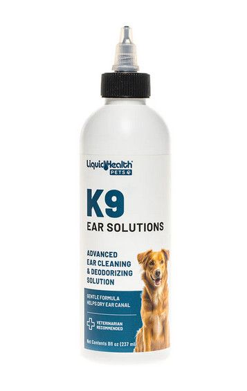 Liquid Health Pets K9 Ear Solutions Ear Cleaner, 12-oz
