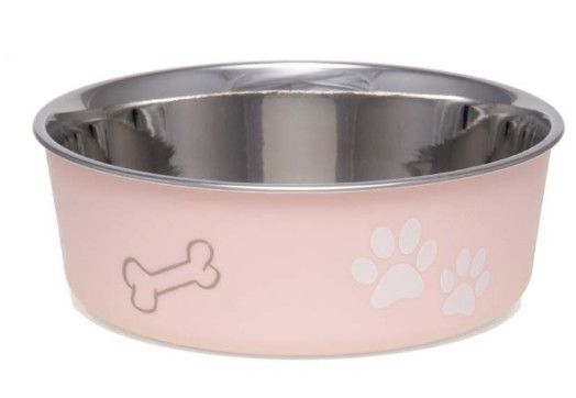 Loving Pets Bella Bowls Pet Bowl, Paparazzi Pink, Small