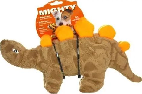 Mighty Dinosaur Junior Stegosaurus Dog Toy