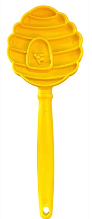 SodaPup Lick Stick Beehive Hand-Held Interactive Enrichment Dog Toy, Yellow, Large