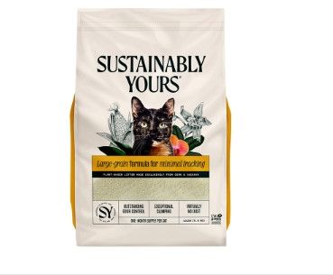 Sustainably Yours Large-Grain Formula Cat Litter, 13-lb