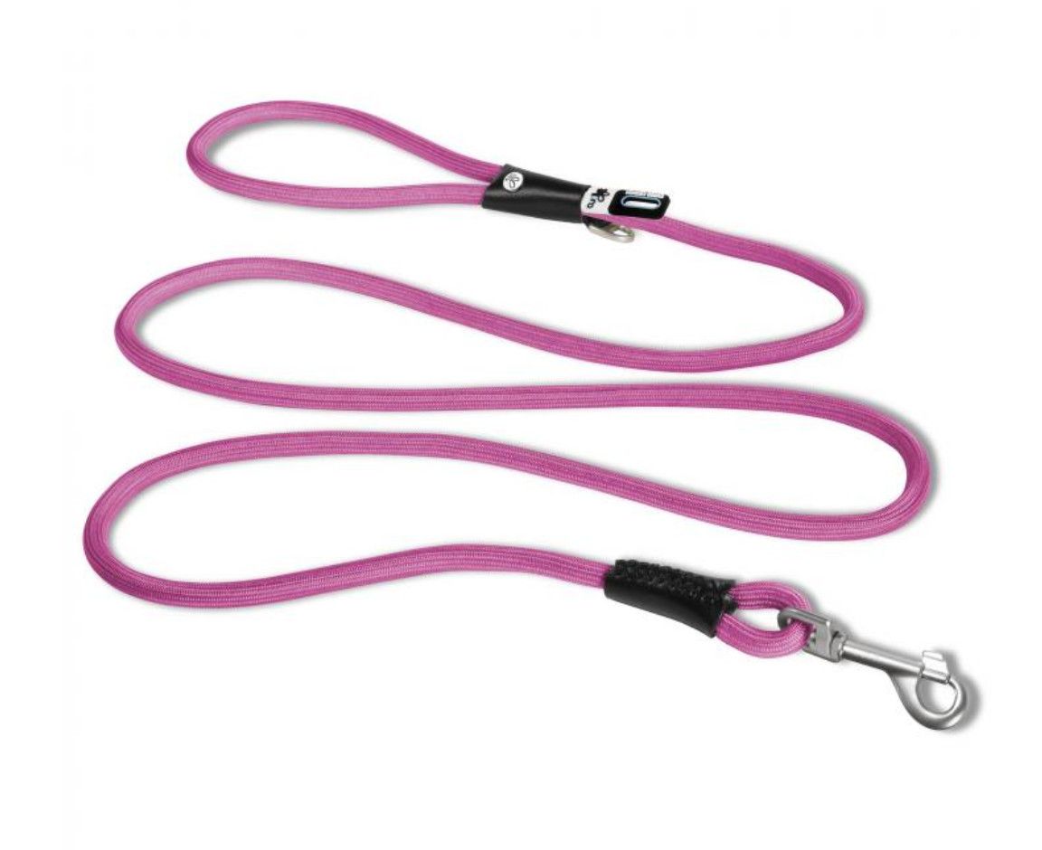Curli Stretch Comfort Dog Leash, Fuchsia, Medium