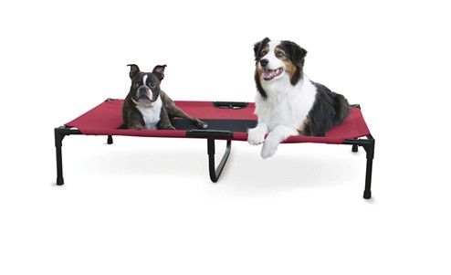 K&H Creative Solutions Elevated Pet Bed, Small, Barn Red