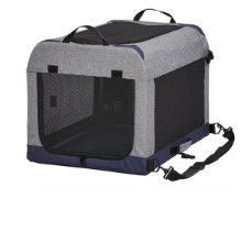 MidWest Canine Camper Tent Dog Crate, Gray, 24-in