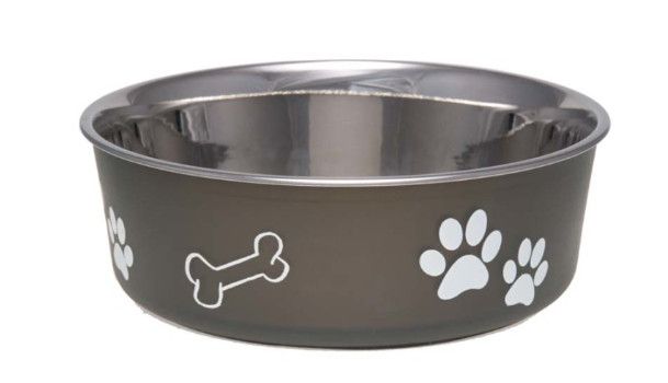 Loving Pets Bella Bowls Pet Bowl, Espresso, Small