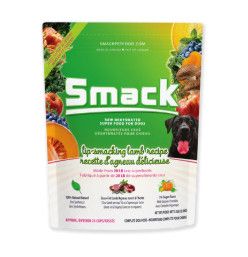 Smack Pet Food Lip-Smacking Lamb Dehydrated Dog Food, 5.5-lb|2.5-kg