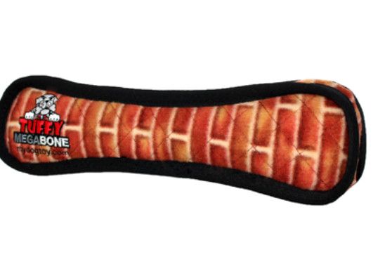 Tuffy Mega Bone Dog Toy, Brick