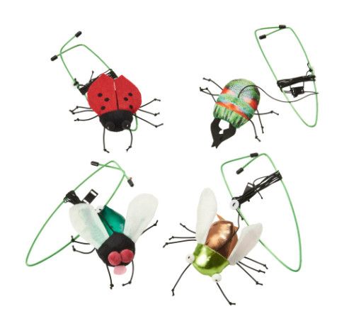 Ethical Pet Spot A-Door-Able Buzzing Insect Cat Toy, Assorted Colors
