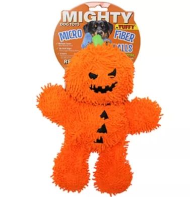 Mighty Microfiber Ball Pumpkin Man Dog Toy, Medium