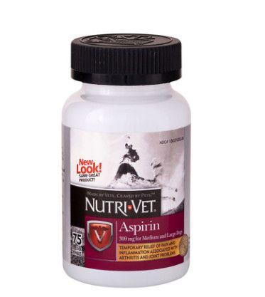 Nutri-Vet Aspirin for Medium & Large Dogs Chewables, 75 count