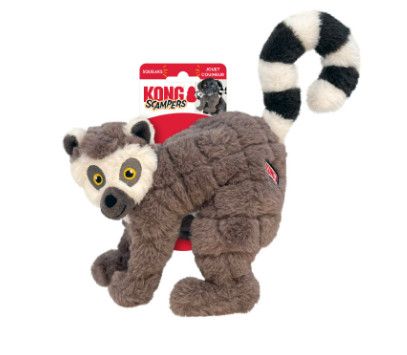 KONG Scampers Lemur Dog Toy, Medium