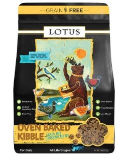 Lotus Oven-Baked Chicken Grain-Free Dry Cat Food, 5-lb