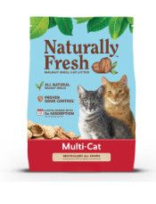 Naturally Fresh Walnut-Based Multi-Cat Clumping Cat Litter, 26-lb