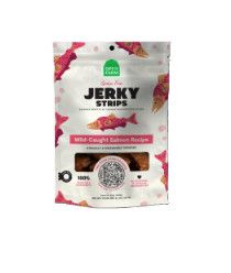 Open Farm Jerky Strips Wild-Caught Salmon Recipe Grain-Free Dog Treats, 5.6-oz