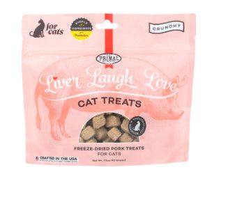 Primal Liver, Laugh, Love Simply Pork Freeze-Dried Cat Treats, 1.5-oz
