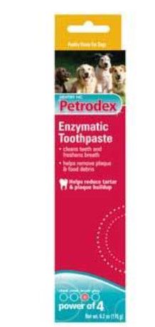 Sentry Petrodex Veterinary Strength Enzymatic Poultry Flavor Dog Toothpaste, 6.2-oz