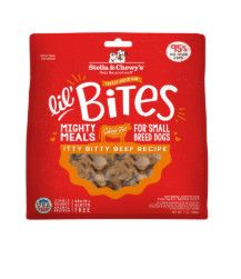 Stella & Chewy's Lil' Bites Itty Bitty Beef Freeze Dried Dog Food, 7-oz