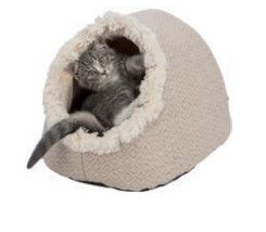 Trixie Cave Boho Pet Bed, 13.8 x 16.1 x 10.2-in