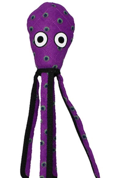 Tuffy Ocean Creatures Ultimate Squid Dog Toy, Purple