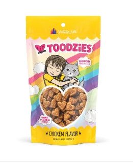 BFF Toodzies Chicken Crunchy Cat Treats, 2-oz