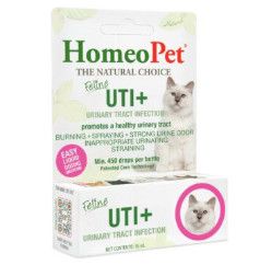 HomeoPet Feline UTI+ Cat Supplement, 450 drops