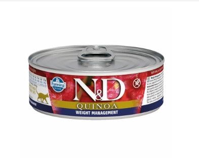Farmina N&D Quinoa Weight Management Lamb Wet Cat Food, 2.8-oz