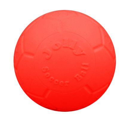 Jolly Pets Mini Soccer Ball Dog Toy, Orange, 3-in