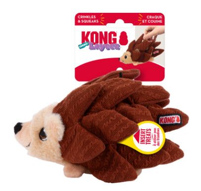 KONG Layerz Forage Hedgehog Dog Toy, Medium