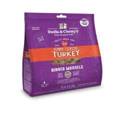 Stella & Chewy's Tummy Ticklin' Turkey Dinner Grain-Free Freeze-Dried Cat Food, 18-oz