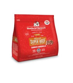 Stella & Chewy's Stella's Super Beef Dinner Morsels Grain-Free Raw Frozen Dog Food, 4-lb