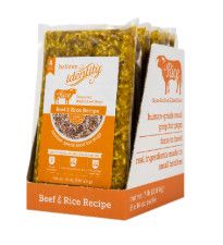 Identity Believe Bland Diets Beef & Rice Gently Cooked Recipe Frozen Dog Food, 14-oz