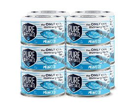 Pure Cravings Minced Tuna & Tuna Loin with Topper Wet Cat Food Can, 3-oz