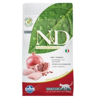 Farmina N&D Prime Chicken & Pomegranate Dry Cat Food, 11-lb