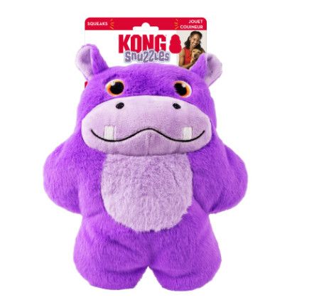 KONG Snuzzles Hippo Dog Toy, X-Large