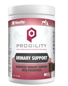 Nootie Progility Urinary Support Soft Chews Supplements for Dogs, 90-count