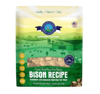 Shepherd Boy Farms Bison Freeze-Dried Dog Food, 14-oz