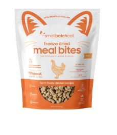 Smallbatch Cat Mealbites Chicken Freeze-Dried Cat Food, 10-oz