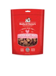 Stella & Chewy's Chicken Hearts Freeze-Dried Dog Treats, 11.5-oz