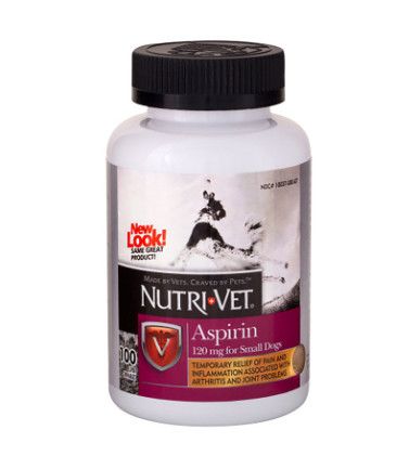 Nutri-Vet K9 Aspirin Liver Chewables for Small Dogs, 100-count