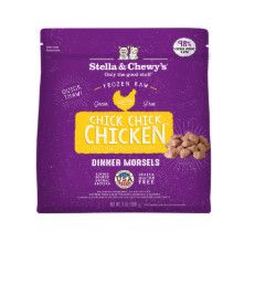 Stella & Chewy's Chick Chick Chicken Dinner Morsels Raw Frozen Cat Food, 3-lb