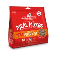 Stella & Chewy's Stella's Super Beef Meal Mixers Grain-Free Freeze-Dried Dog Food, 18-oz
