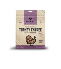 Vital Essentials Turkey Entree Mini Nibs Crunchy Freeze-Dried Raw Dog Food, 25-oz