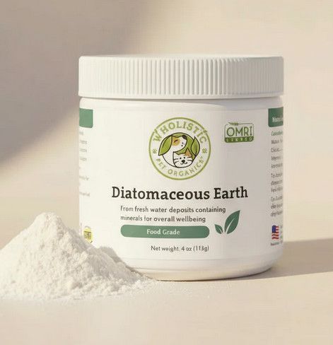 Wholistic Pet Organics Diatomaceous Earth Pet Supplement, 4-oz