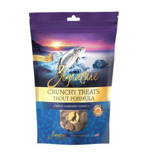 Zignature Trout Formula Ziggy Bars Dog Treats, 12-oz