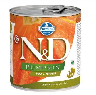Farmina N&D Pumpkin, Duck & Pumpkin Wet Dog Food, 10-oz
