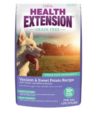 Health Extension Grain-Free Venison Recipe Dry Dog Food, 23.5-lb